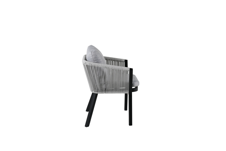 Venture Home Virya Matstolar 2-Pack Svart Utomhus
