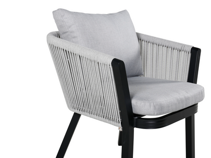 Venture Home Virya Matstolar 2-Pack Svart Utomhus
