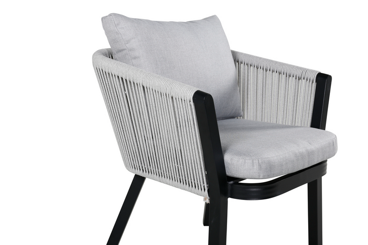 Venture Home Virya Matstolar 2-Pack Svart Utomhus