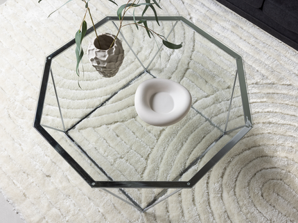 Furniture Fashion Österlen Soffbord Ø100 Transparent
