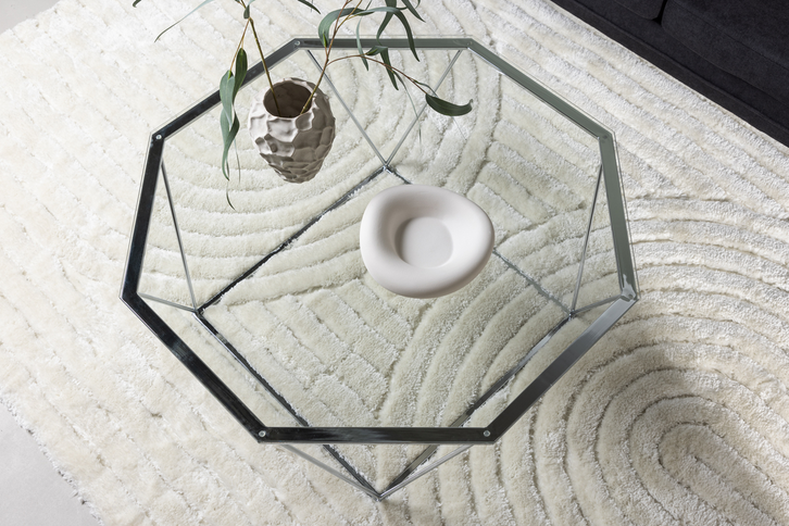 Furniture Fashion Österlen Soffbord Ø100 Transparent