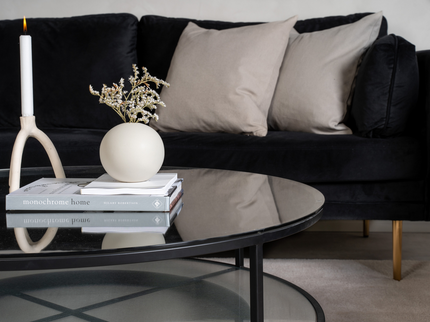 Furniture Fashion Falsterbo Soffbord Ø100 Svart