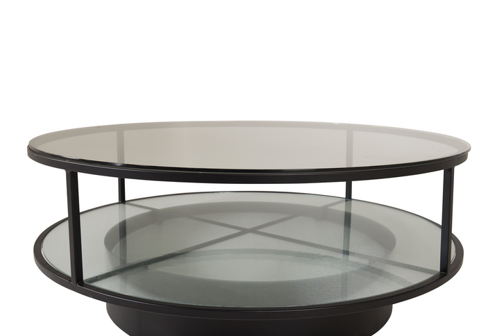 Furniture Fashion Falsterbo Soffbord Ø100 Svart