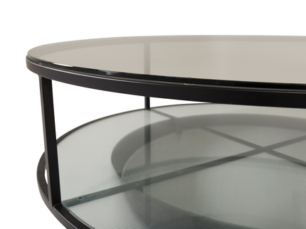 Furniture Fashion Falsterbo Soffbord Ø100 Svart
