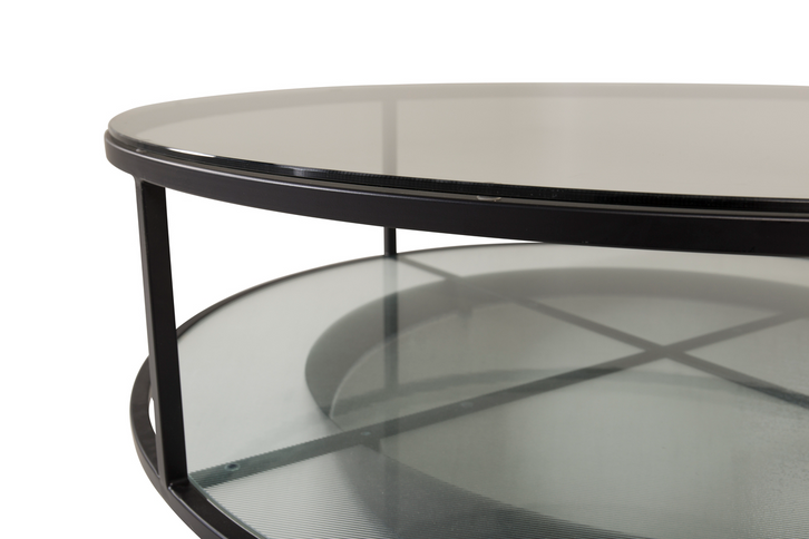 Furniture Fashion Falsterbo Soffbord Ø100 Svart