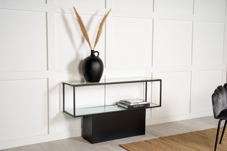 Furniture Fashion Maglehem Sidobord 74 x 130 x 35 Svart
