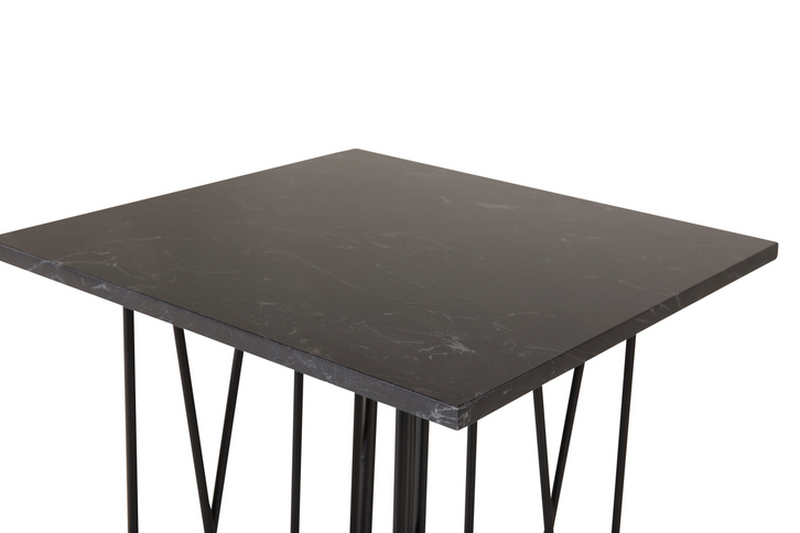 Furniture Fashion Stone Sidobord 65 x 40 x 40 Svart