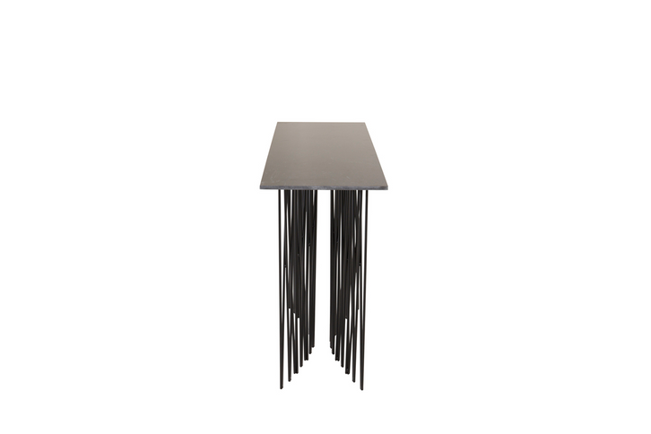 Furniture Fashion Stone Sidobord 74 x 130 x 37 Svart