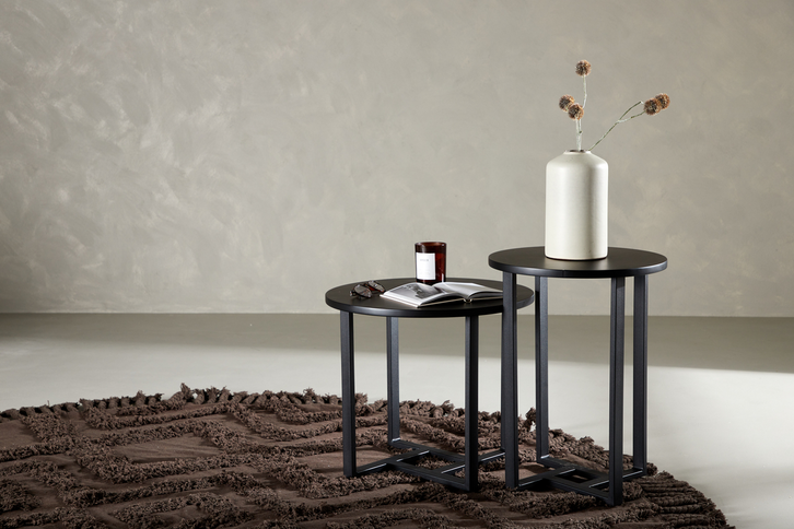 Venture Home Lawton Soffbord Ø40 Svart
