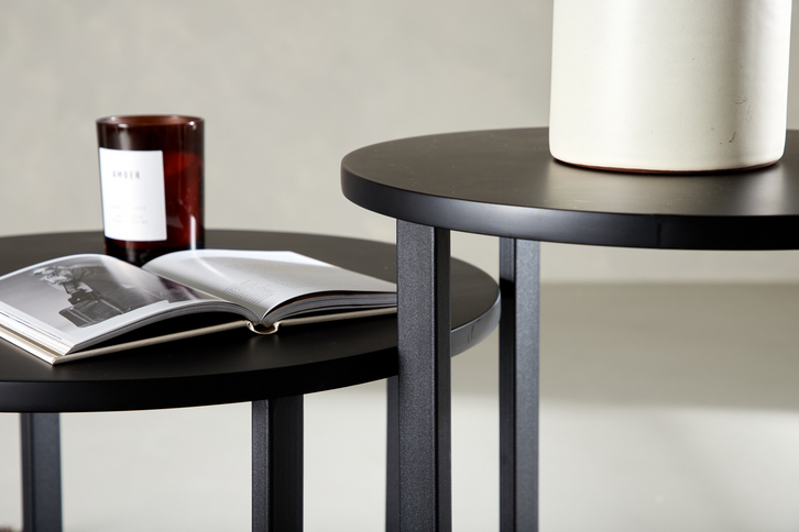 Venture Home Lawton Soffbord Ø40 Svart