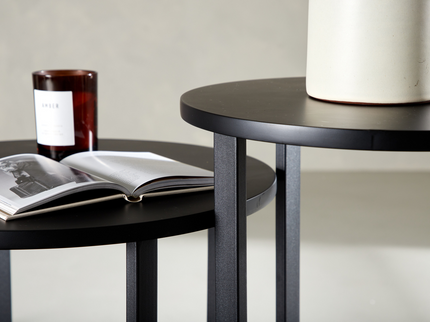 Venture Home Lawton Soffbord Ø50 Svart