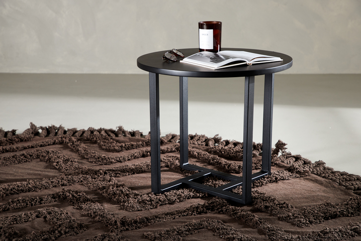 Venture Home Lawton Soffbord Ø50 Svart