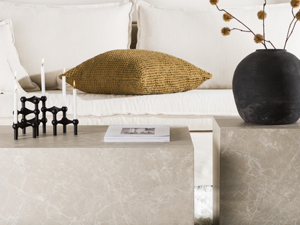 Venture Home York Soffbord 40 x 40 Beige