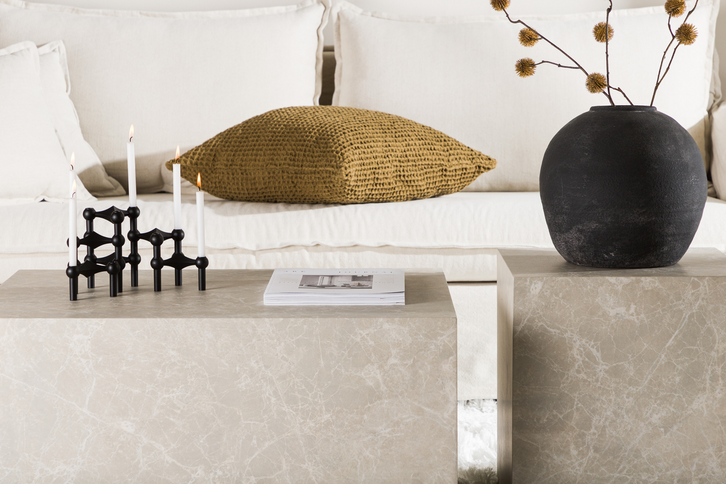 Venture Home York Soffbord 40 x 40 Beige