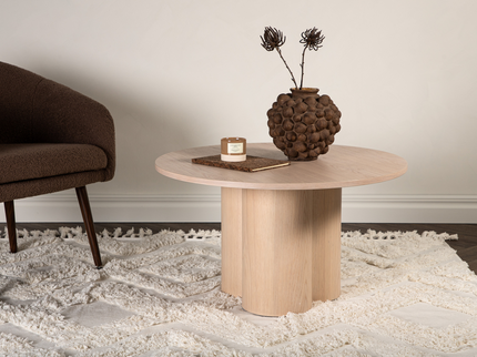 Venture Home Olivia Soffbord Ø80 Vittvätt