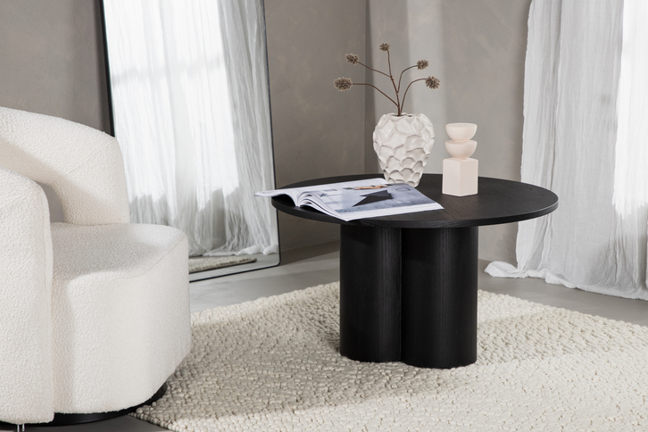 Venture Home Olivia Soffbord Ø80 Svart