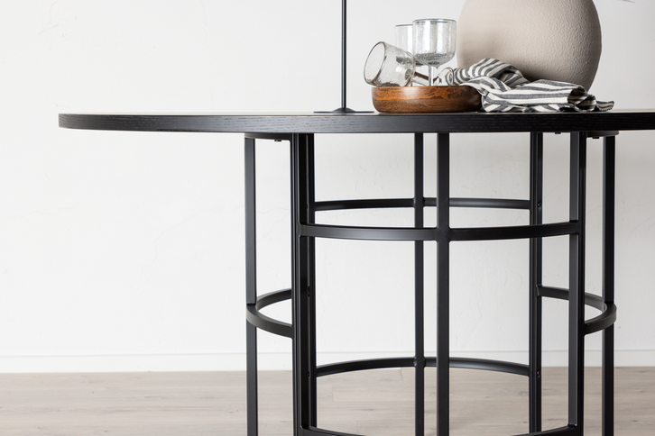 Furniture Fashion Copenhagen Runt Matbord Ø140 Svart