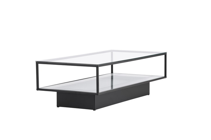 Furniture Fashion Maglehem Soffbord 37,5 x 130 x 60 Svart