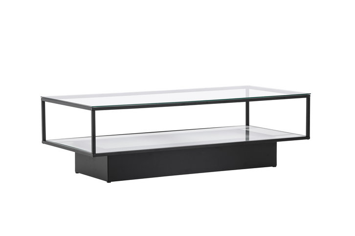 Furniture Fashion Maglehem Soffbord 37,5 x 130 x 60 Svart
