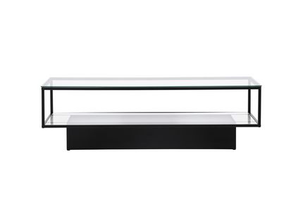 Furniture Fashion Maglehem Soffbord 37,5 x 130 x 60 Svart