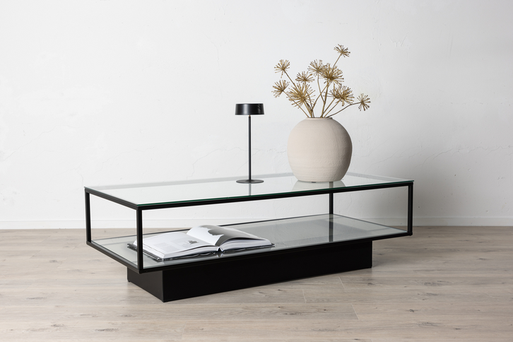 Furniture Fashion Maglehem Soffbord 37,5 x 130 x 60 Svart