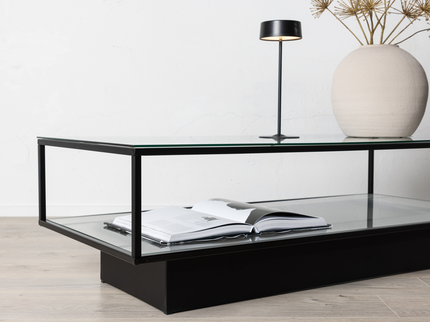 Furniture Fashion Maglehem Soffbord 37,5 x 130 x 60 Svart