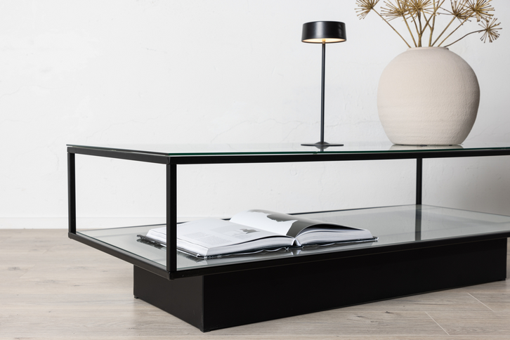 Furniture Fashion Maglehem Soffbord 37,5 x 130 x 60 Svart