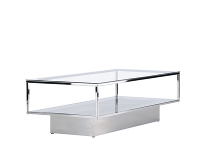 Furniture Fashion Maglehem Soffbord 60 x 130 Transparent