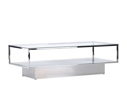 Furniture Fashion Maglehem Soffbord 60 x 130 Transparent