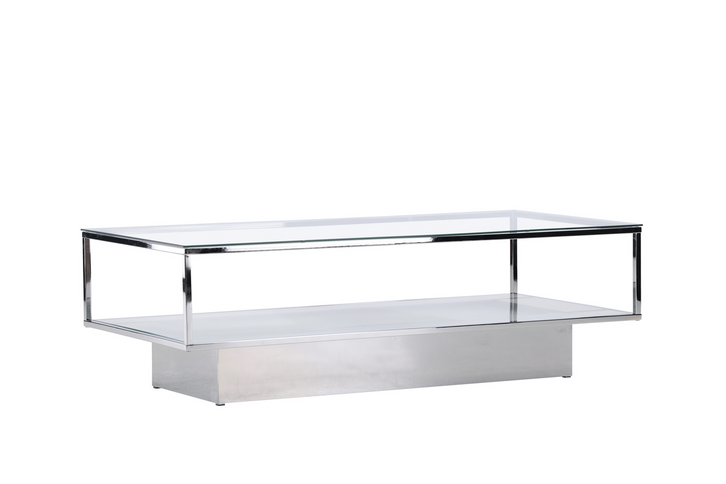 Furniture Fashion Maglehem Soffbord 60 x 130 Transparent