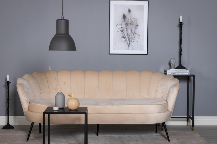 Venture Home Calais 3-Sits Soffa Beige