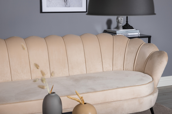 Venture Home Calais 3-Sits Soffa Beige