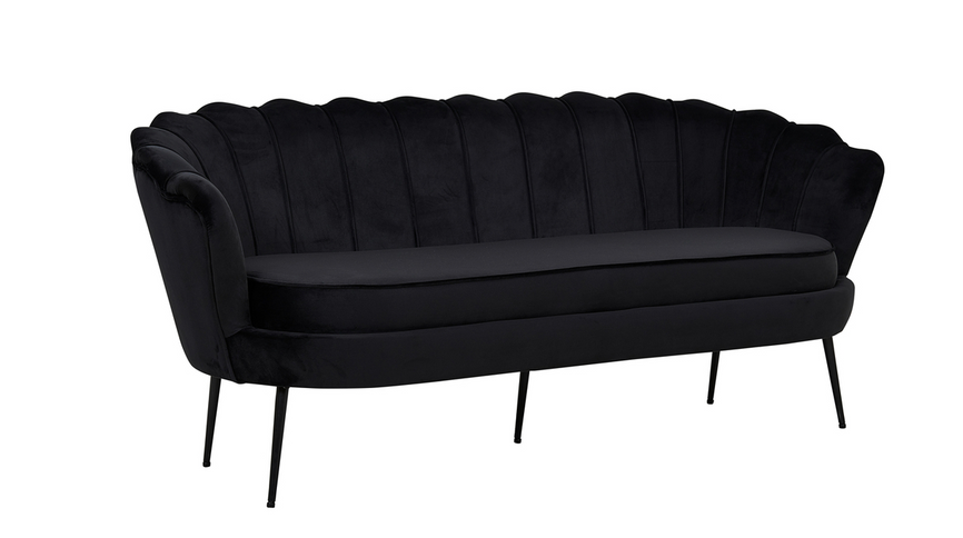 Venture Home Calais 3-Sits Soffa Svart