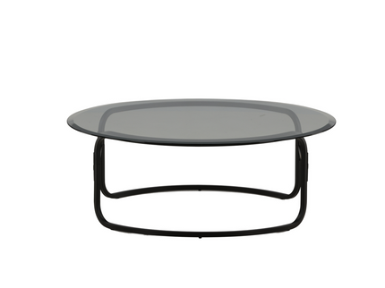 Furniture Fashion Lomma Soffbord Ø110 Svart
