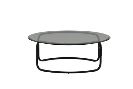 Furniture Fashion Lomma Soffbord Ø110 Svart