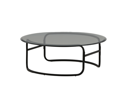 Furniture Fashion Lomma Soffbord Ø110 Svart