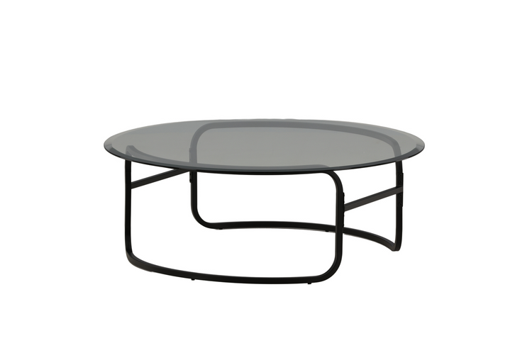 Furniture Fashion Lomma Soffbord Ø110 Svart