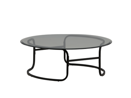 Furniture Fashion Lomma Soffbord Ø110 Svart