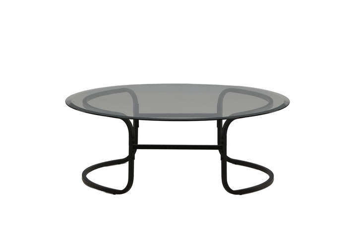 Furniture Fashion Lomma Soffbord Ø110 Svart