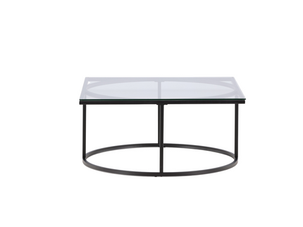 Furniture Fashion Skanör Soffbord 90 x 90 Svart