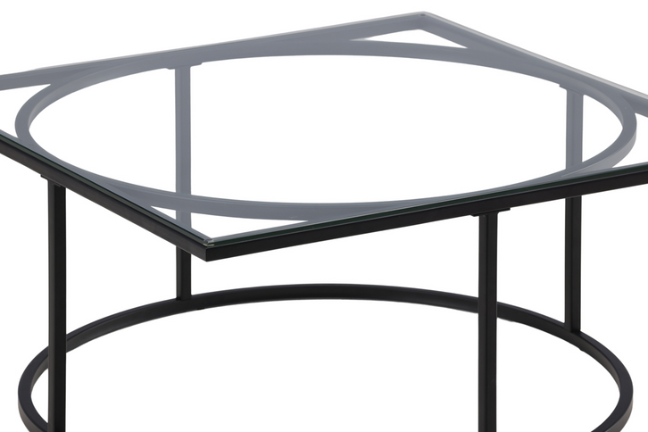 Furniture Fashion Skanör Soffbord 90 x 90 Svart