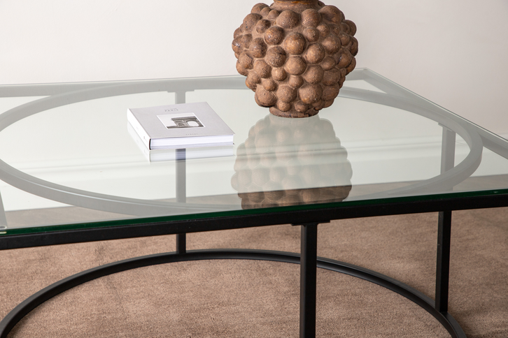 Furniture Fashion Skanör Soffbord 90 x 90 Svart