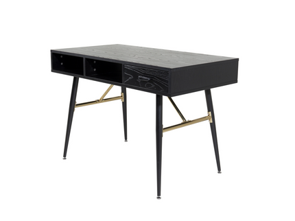 Venture Home Gold Skrivbord 60 x 110 Svart