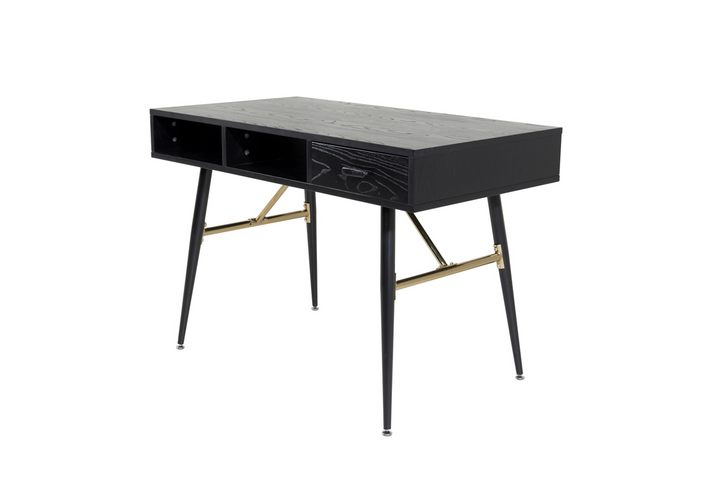 Venture Home Gold Skrivbord 60 x 110 Svart