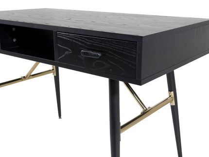 Venture Home Gold Skrivbord 60 x 110 Svart