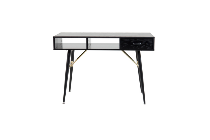 Venture Home Gold Skrivbord 60 x 110 Svart