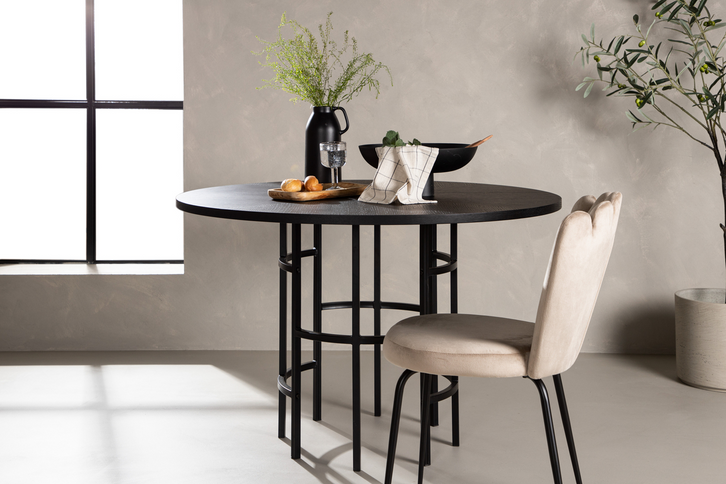 Furniture Fashion Copenhagen Runt Matbord Ø115 Svart