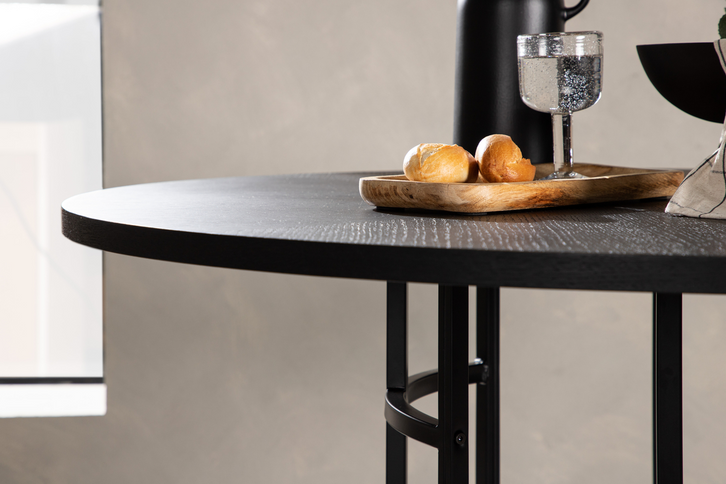 Furniture Fashion Copenhagen Runt Matbord Ø115 Svart