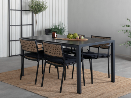 Venture Home Paola Matstolar 4-pack Natur