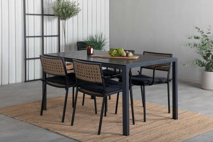 Venture Home Paola Matstolar 4-pack Natur